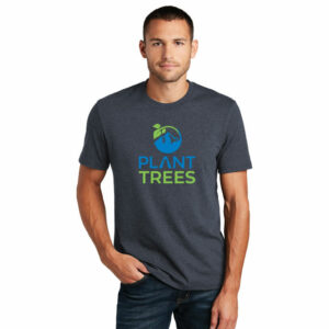 plant trees t-shirt made from recycled materials